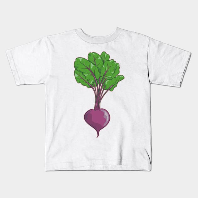 Beetroot Beets Kids T-Shirt by mailboxdisco